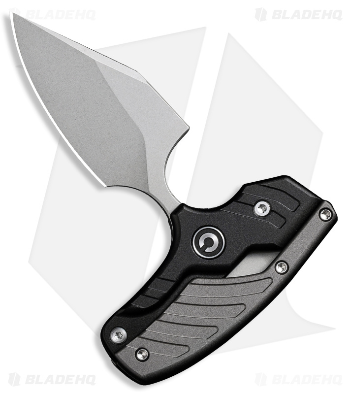 CIVIVI Typhoeus Fixed Blade Knife Black/Gray Aluminum (2.3" Bead Blast) C21036-3