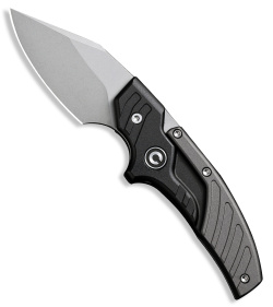 CIVIVI Typhoeus Fixed Blade Knife Black/Gray Aluminum (2.3" Bead Blast) C21036-3