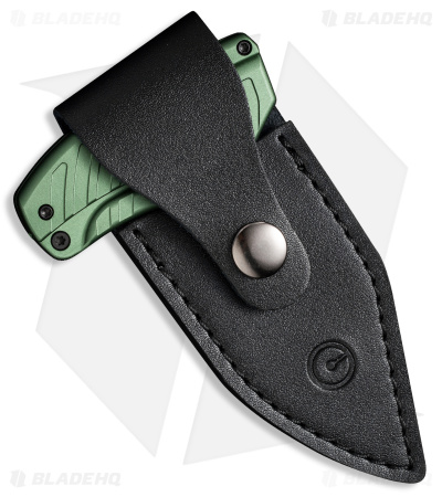 CIVIVI Typhoeus Fixed Blade Knife Green Aluminum (2.3" Black Stonewash) C21036-4