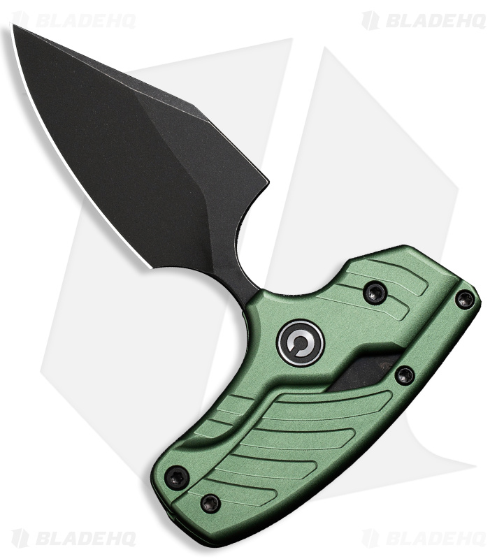 CIVIVI Typhoeus Fixed Blade Knife Green Aluminum (2.3" Black Stonewash) C21036-4