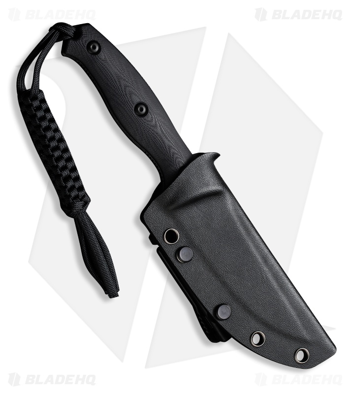 CIVIVI Stormridge Fixed Blade Knife Black G-10 (3.9" Black SW) C23041-1