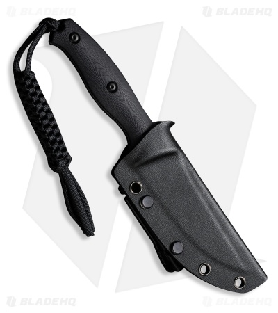 CIVIVI Stormridge Fixed Blade Knife Black G-10 (3.9" Black SW) C23041-1