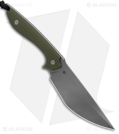 CIVIVI Concept 22 Fixed Blade Knife Green G-10 (4.8" Satin) C21047-2