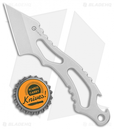 CIVIVI De Santis Kiri-EDC Fixed Blade Neck Knife (1.8" Stonewash) C2001A