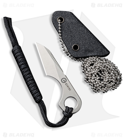 CIVIVI Gramis Neck Knife 14C28N Steel (Satin) - Blade HQ