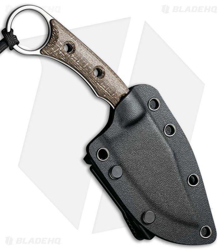 CIVIVI Midwatch Fixed Blade Knife Brown Micarta (3.4" BB) C20059B-2