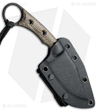 CIVIVI Midwatch Fixed Blade Knife Green Micarta (3.4" Black SW) C20059B-3