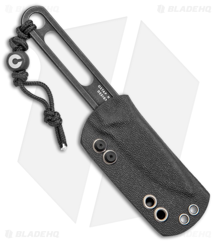 CIVIVI Minimis Fixed Blade Knife w/ Pocket Sheath (2.2" Black Stonewash)