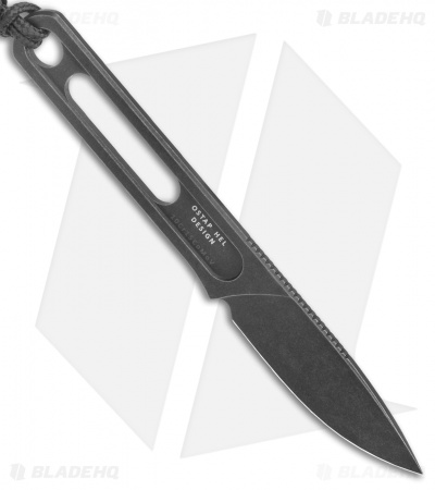 CIVIVI Minimis Fixed Blade Knife w/ Pocket Sheath (2.2" Black Stonewash)