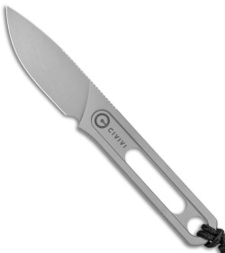 CIVIVI Minimis Fixed Blade Knife w/ Pocket Sheath (2.2" Stonewash)