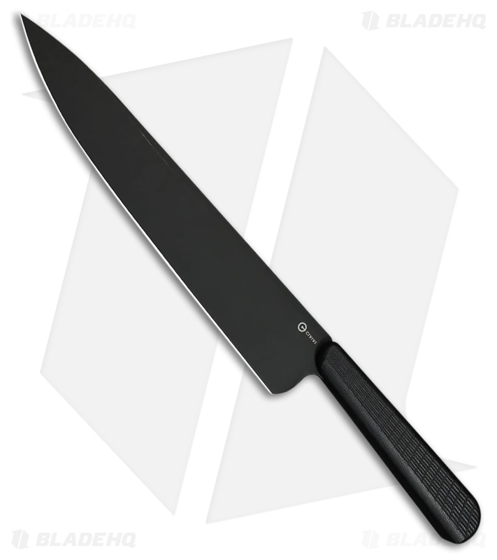 CIVIVI Ostap Hel Cibus Fixed Blade Knife Black G-10 (7.9" Black SW)