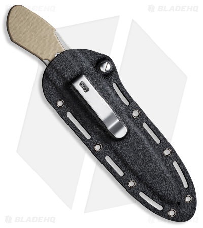 CIVIVI Varius Fixed Blade Knife Tan G-10 (3.75" Satin)