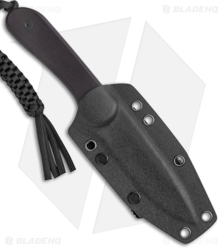 CIVIVI Elementum Fixed Blade Knife Flat Black Ebony (4" Damascus) C2105-DS1