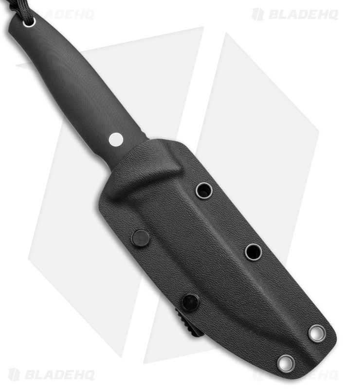 CIVIVI Terzuola Tamashii Fixed Blade Knife Black G-10 (4.07" Black SW)