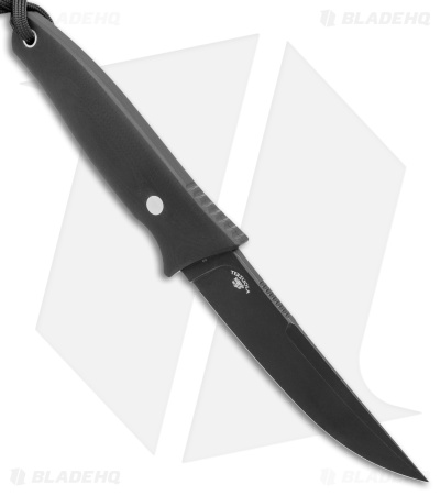 CIVIVI Terzuola Tamashii Fixed Blade Knife Black G-10 (4.07" Black SW)