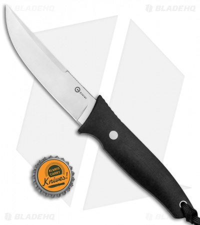 CIVIVI Terzuola Tamashii Fixed Blade Knife Black G-10 (4.07" Satin)