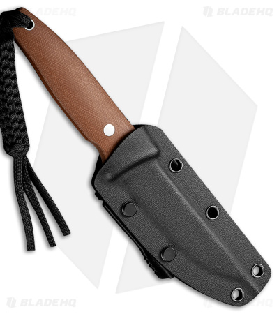 CIVIVI Terzuola Tamashii Fixed Blade Knife Brown Micarta (4" SW) C19046-5