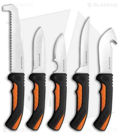 Cold Steel Hunting Kit / 5-Piece Knife Set - Black/Orange