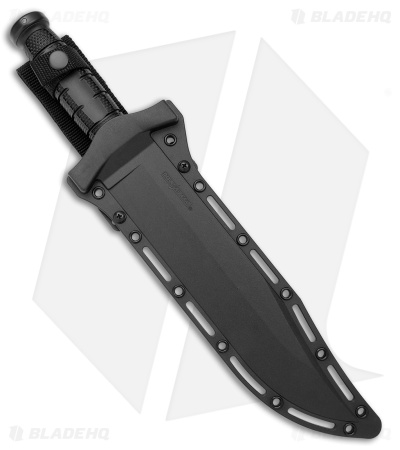 Cold Steel Leatherneck Bowie Fixed Blade Knife (10.5" Black)