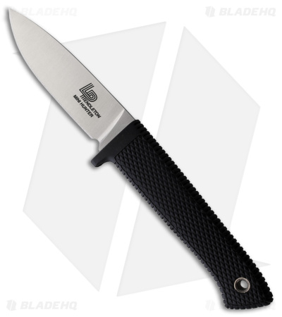 Cold Steel Pendleton Mini Hunter Fixed Blade Knife Black (3" Stonewash) 36LPCM