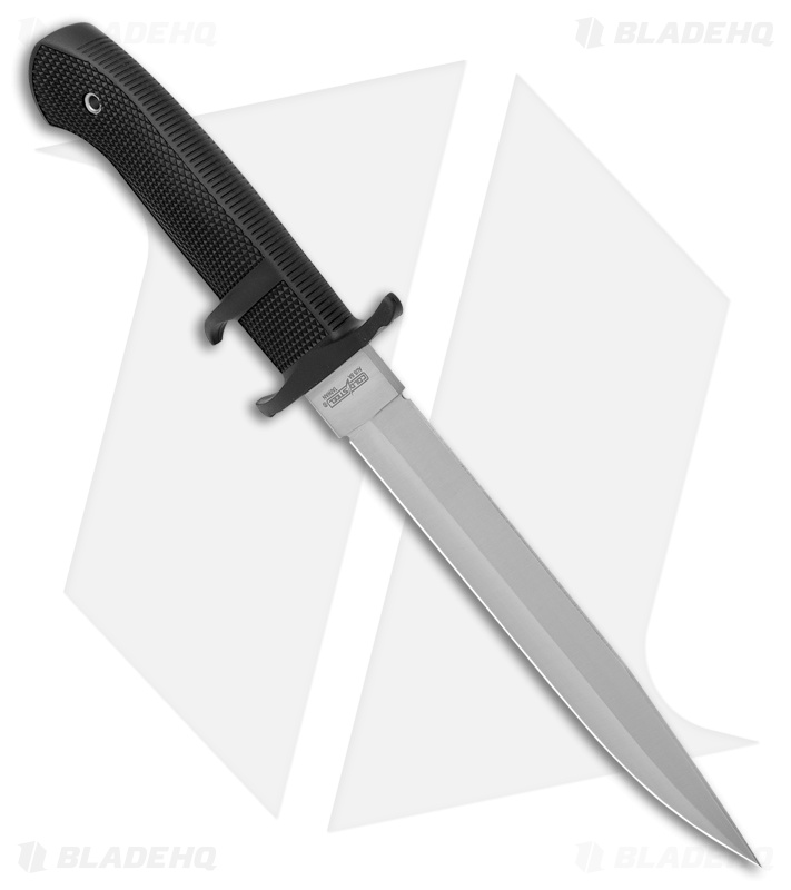 Cold Steel OSS Double-Edged Fighter Fixed Blade Knife (8.25" Satin) 39LSSC