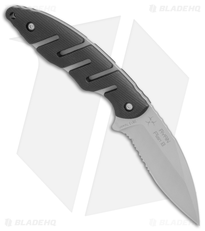CRKT Ryan Plan B Fixed Blade Knife Zytel (2.8" Bead Blast Serr) 2813