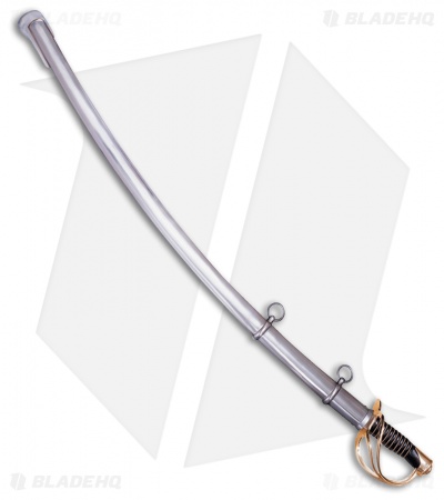 Cold Steel 1860 U.S. Heavy Cavalry Saber w/ Stainless Scabbard (36" Satin)