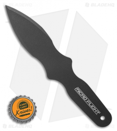Cold Steel 8" Micro Flight Fixed Blade Throwing Knife (4" Black)