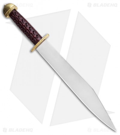 Cold Steel Chieftan's Sax Fixed Blade Knife Sal Wood (13.875 Satin) 88HUK
