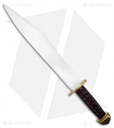 Cold Steel Chieftan's Sax Fixed Blade Knife Sal Wood (13.875 Satin) 88HUK