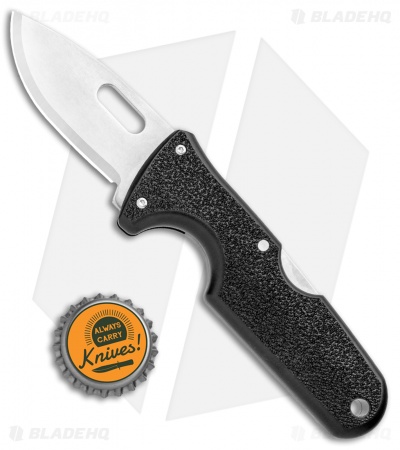 Cold Steel Click-N-Cut Exchangeable Blade Knife Black ABS (2.5" Stonewash)