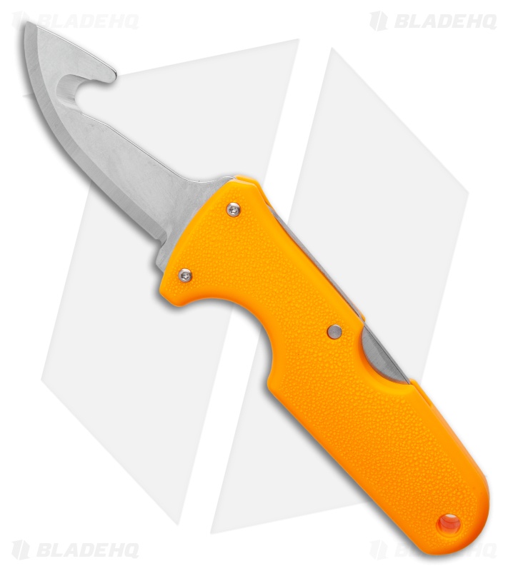 Cold Steel Click-N-Cut Hunter Knife Orange ABS (2.5" Stonewash)