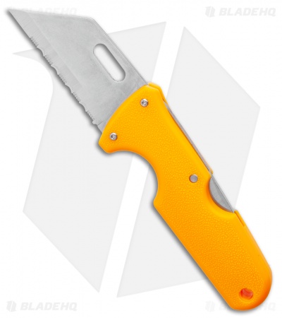 Cold Steel Click-N-Cut Hunter Knife Orange ABS (2.5" Stonewash)