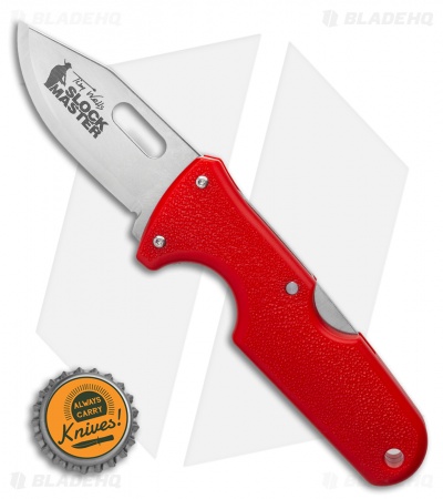 Cold Steel Click-N-Cut Slock Master Skinner Knife Red ABS (2.5" SW)