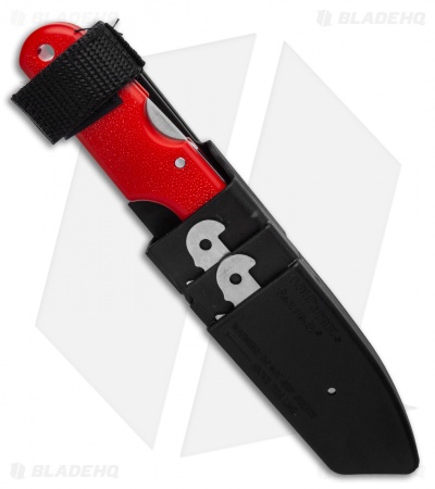 Cold Steel Click-N-Cut Slock Master Skinner Knife Red ABS (2.5" SW)