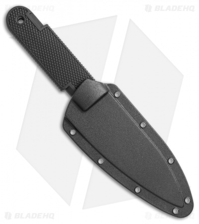 Cold Steel K-4 Fixed Blade Neck Knife w/ Sheath (4" Serr) 53T4S