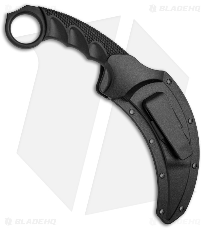 Cold Steel Karambit Steel Tiger Fixed Blade Knife (4.75" Stonewash) 49KST