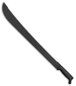 Cold Steel Latin Style Machete Plus w/ Sawback (24" Black) 97AM24DS