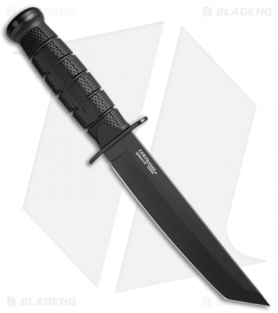 Cold Steel Leatherneck Tanto Fixed Blade Knife (7" Black Powdercoat D2) 39LSFCT
