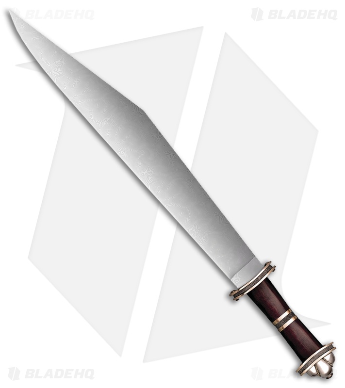 Cold Steel Long Sax Fixed Blade Knife Rosewood (17.25