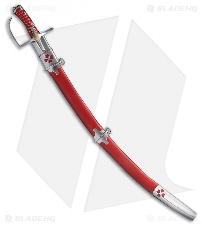Cold Steel Polish Saber w/ Red Leather Scabbard (32" Satin) 88RPS