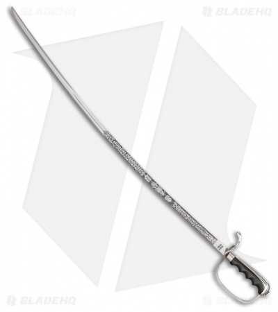 Cold Steel U.S. Army Officer's Saber Sword (32" Satin Etched)