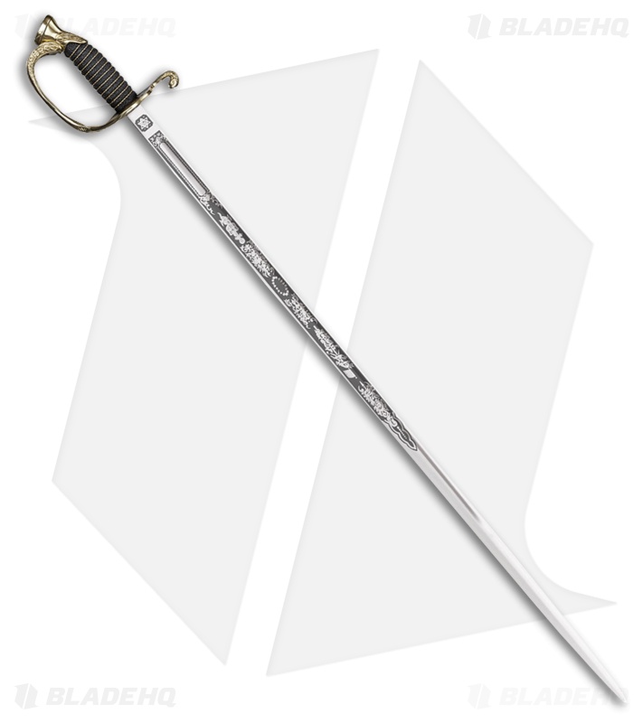 Cold Steel US Naval Officer s Sword 32 Satin Etched 88MNAL Blade HQ