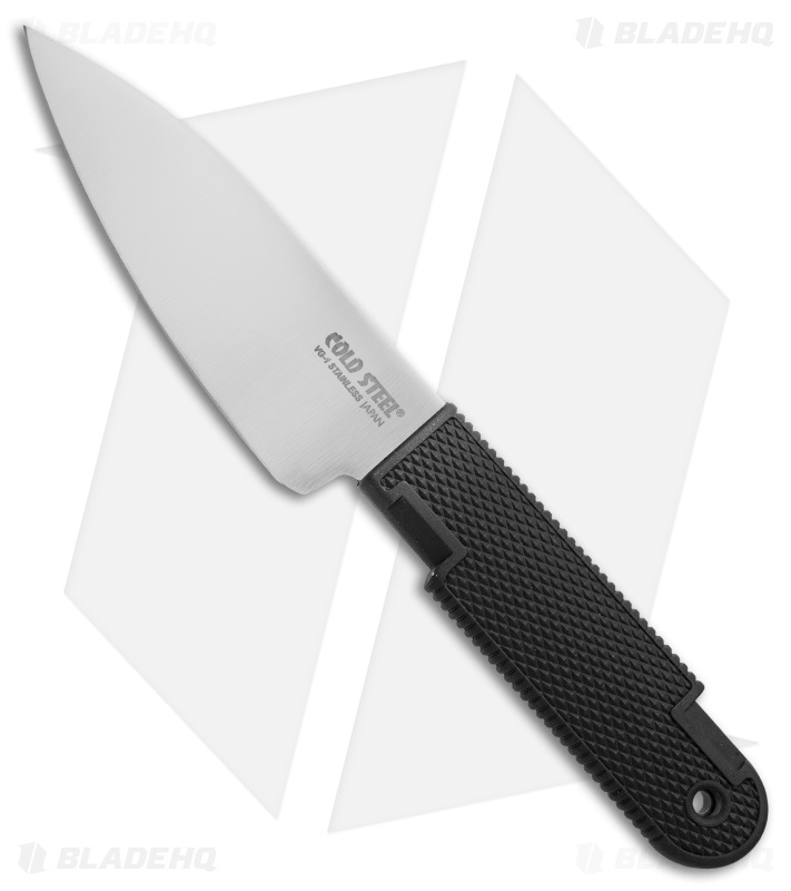 Cold Steel K-4 Fixed Blade Neck Knife w/ Sheath (4" Satin) 53T4P
