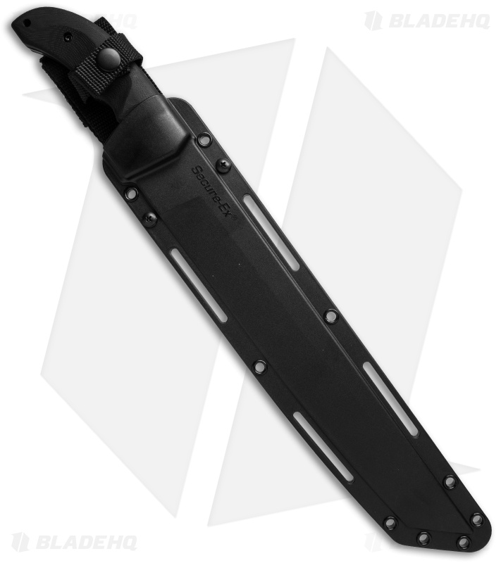 Cold Steel Magnum Warcraft Tanto Knife Fixed Blade (12" Black CPM-3V) 13TXL