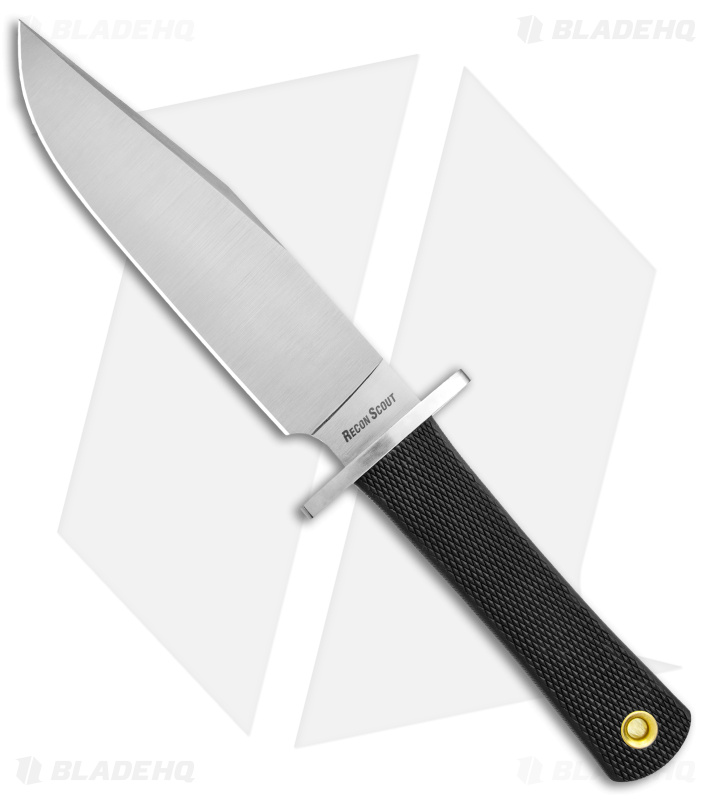 Cold Steel Recon Scout Combat Fixed Blade Knife Black Kraton (7.5" Satin) 37RS