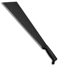 Cold Steel Slant Tip Machete Fixed Blade Knife (18" Black) 97ST18S