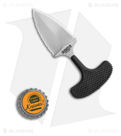 Cold Steel Urban Edge Push Dagger Fixed Blade Knife (2.5" Satin Serr) 43XLS