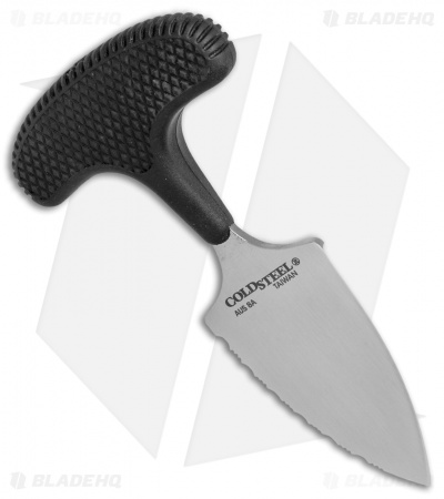Cold Steel Urban Edge Push Dagger Fixed Blade Knife (2.5" Satin Serr) 43XLS