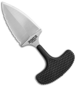 Cold Steel Urban Edge Push Dagger Fixed Blade Knife (2.5" Satin Serr) 43XLS